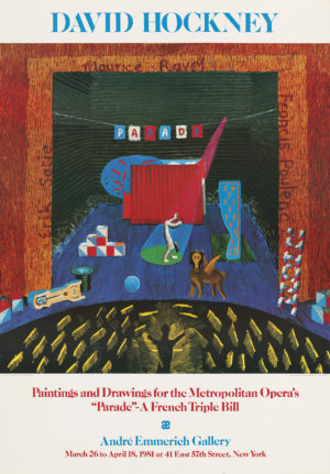 David Hockney, Parade, Metropolitan Opera