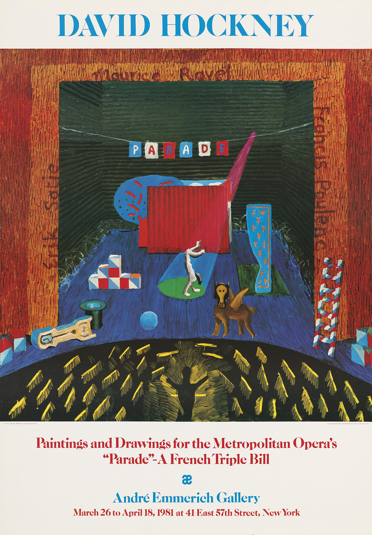 David Hockney, Parade, Metropolitan Opera