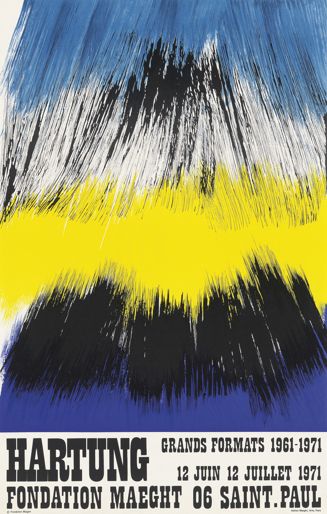 Hartung exhibition poster for sale