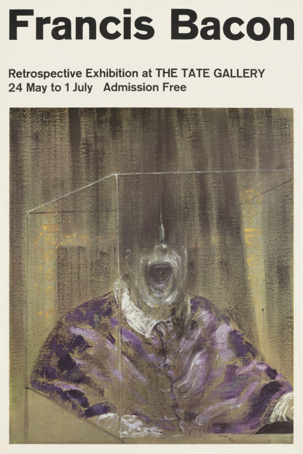 Francis Bacon Tate Gallery original exhibition poster