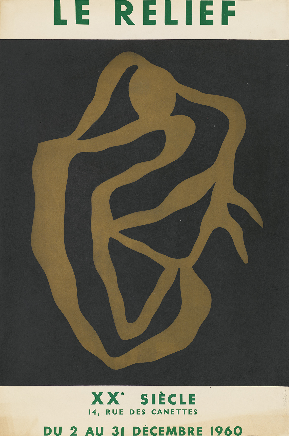 Le Relief Le Relief original exhibition poster