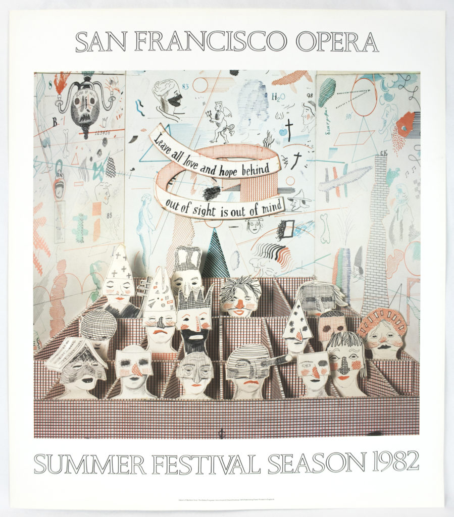 David Hockney San Francisco Opera Poster