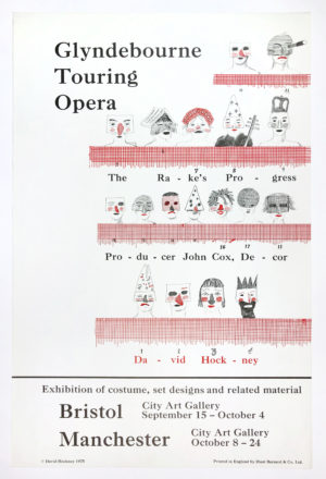 David Hockney Glyndebourne Opera poster