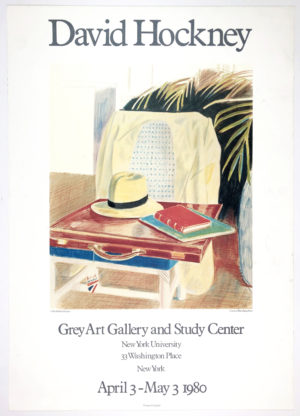 David Hockney, Grey Art Gallery Original Poster