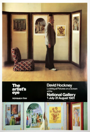 David Hockney at the National Gallery poster, titled The Artist's Eye
