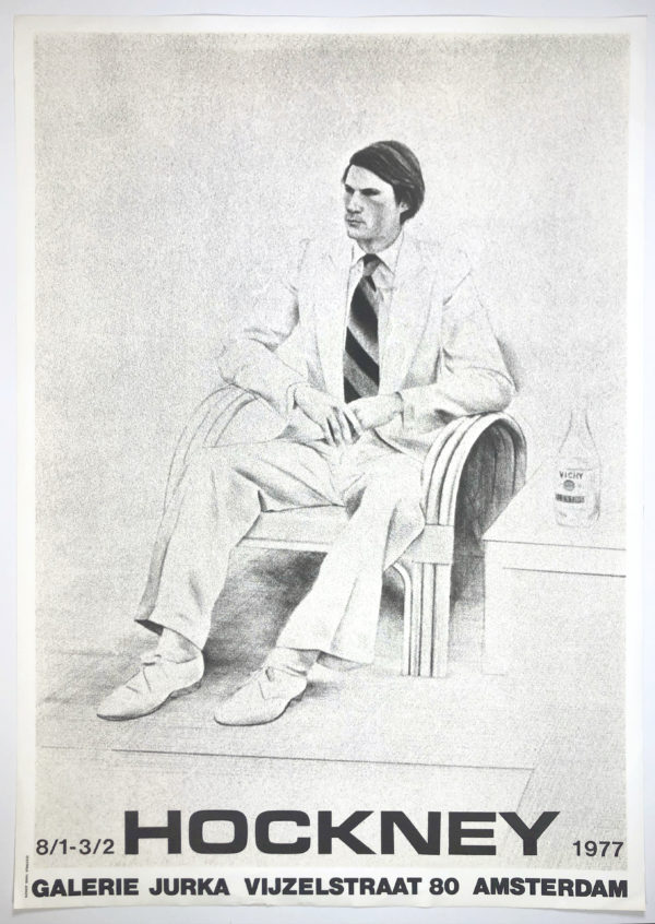 David Hockney original poster for Galerie Jurka
