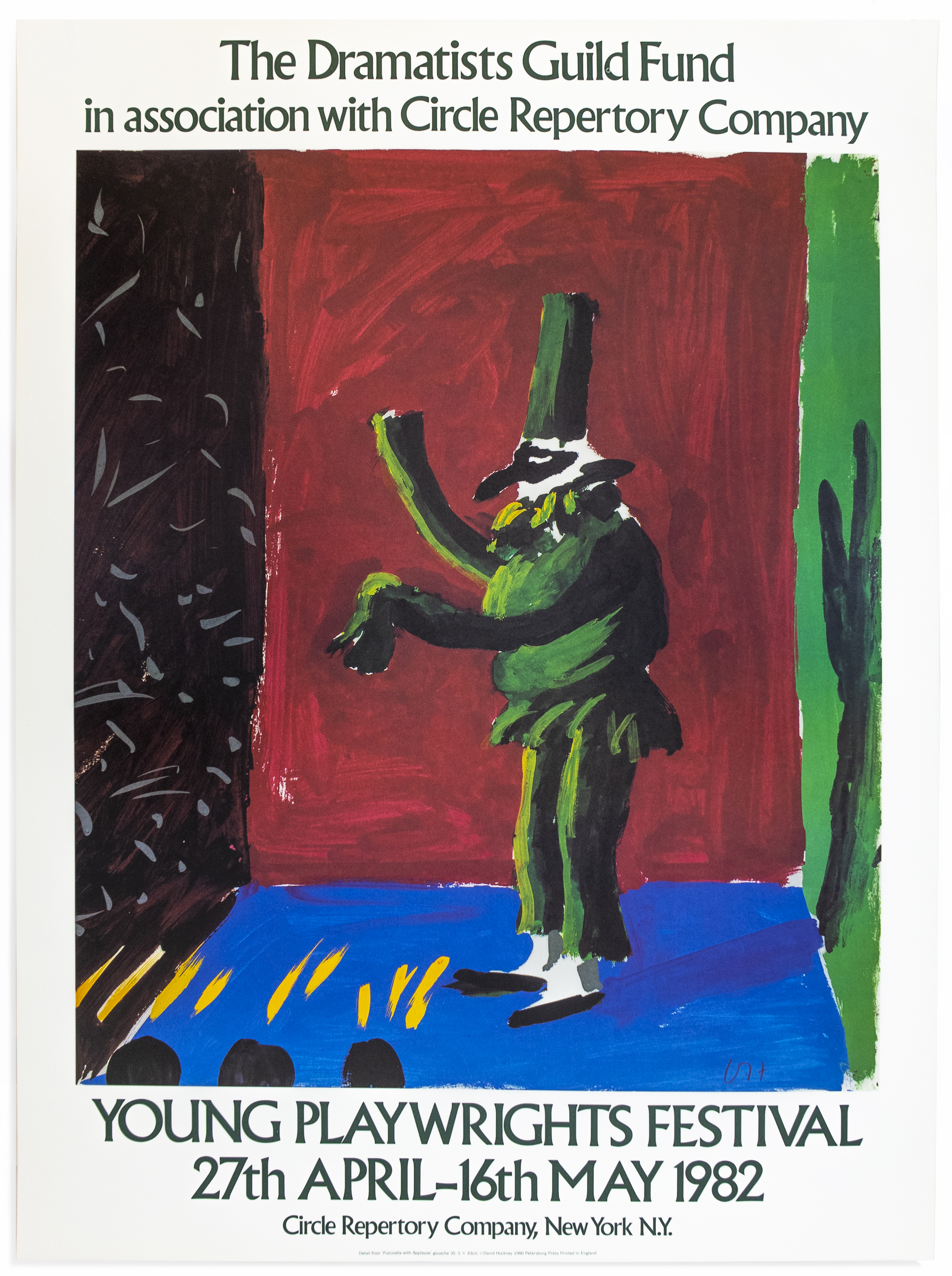 Hockney_Young Playwrights_ec Hockney, Young Playwrights Festival poster