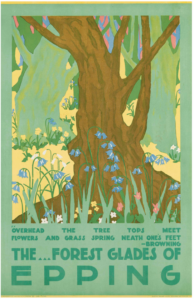 Epping by Kauffer vintage travel poster