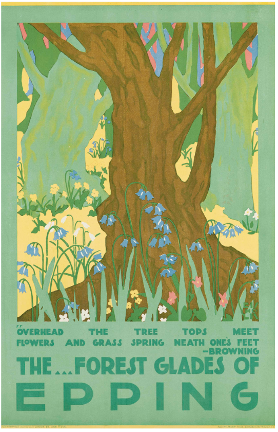Epping by Kauffer vintage travel poster